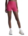 Beyond Yoga Keep Pace Space Dye Bike Shorts In Vivid Pink
