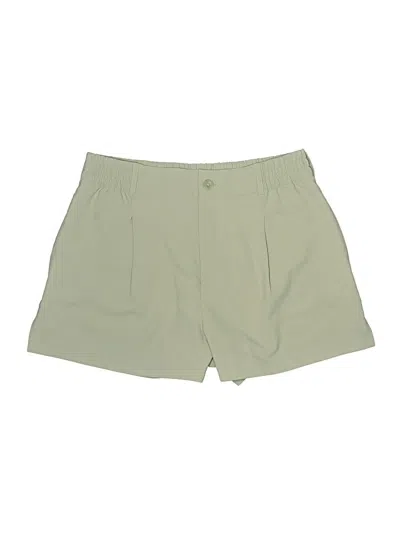 Pre-owned Beyond Yoga Khaki Shorts In Green