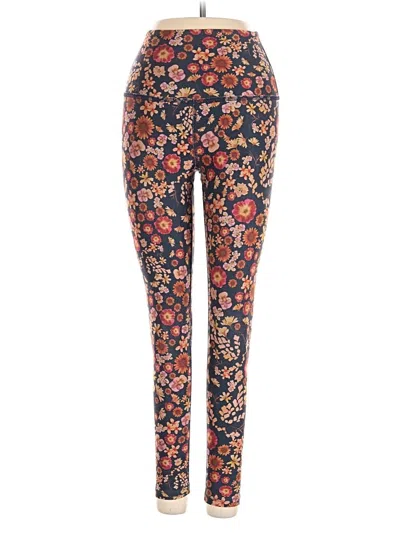 Pre-owned Beyond Yoga Leggings In Red