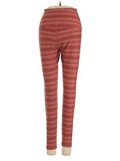 Pre-owned Beyond Yoga Leggings In Red