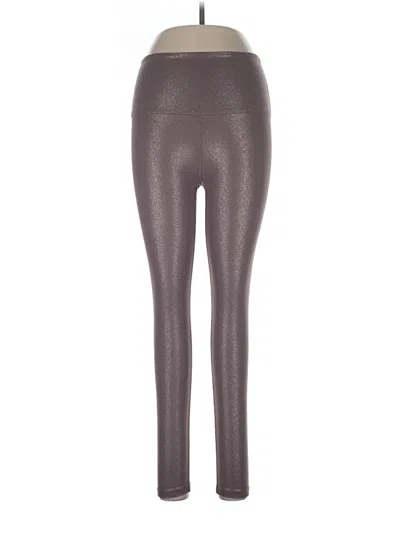 Pre-owned Beyond Yoga Leggings In Silver