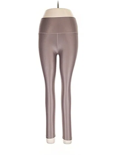 Pre-owned Beyond Yoga Leggings In Silver