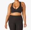 BEYOND YOGA LIFT YOUR SPIRITS BRA IN JET BLACK