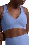 Beyond Yoga Lift Your Spirits Sports Bra In Blue