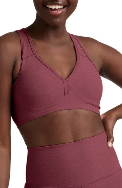 Beyond Yoga Lift Your Spirits Sports Bra In Pink