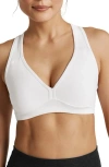 Beyond Yoga Lift Your Spirits Sports Bra In White