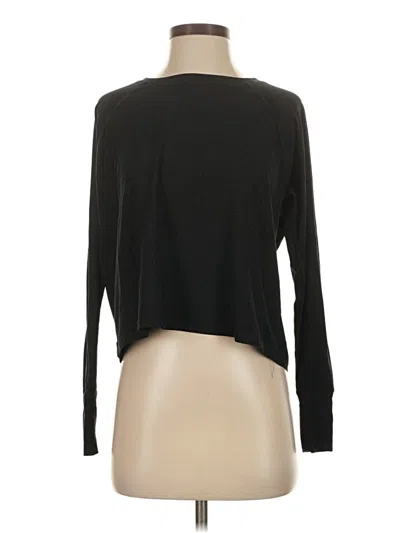Pre-owned Beyond Yoga Long Sleeve T-shirt In Black