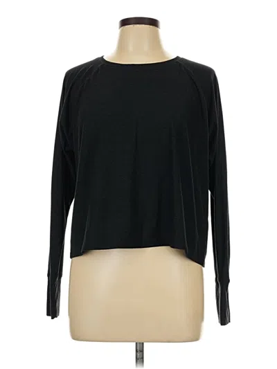 Pre-owned Beyond Yoga Long Sleeve T-shirt In Black