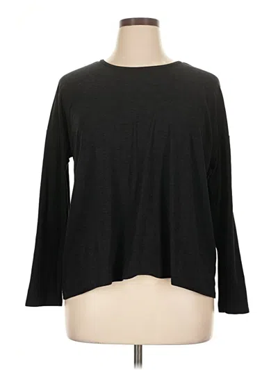 Pre-owned Beyond Yoga Long Sleeve T-shirt In Black