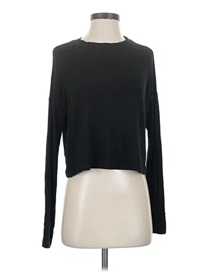 Pre-owned Beyond Yoga Long Sleeve T-shirt In Black