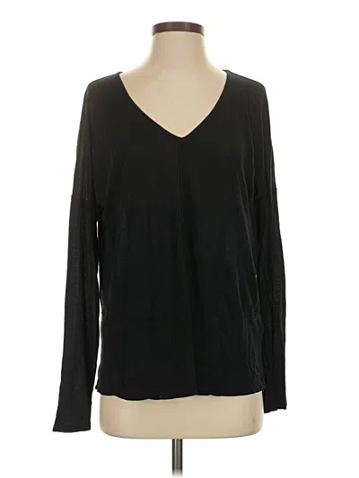 Pre-owned Beyond Yoga Long Sleeve T-shirt In Black