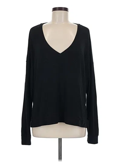 Pre-owned Beyond Yoga Long Sleeve T-shirt In Black