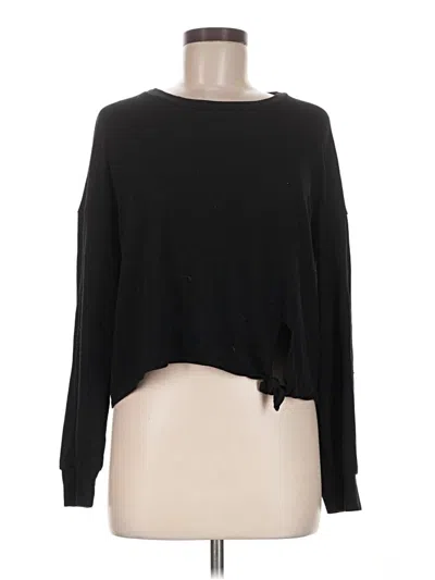 Pre-owned Beyond Yoga Long Sleeve T-shirt In Black