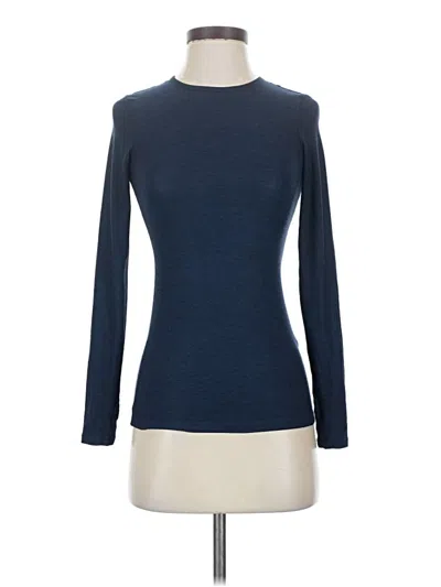 Pre-owned Beyond Yoga Long Sleeve T-shirt In Blue