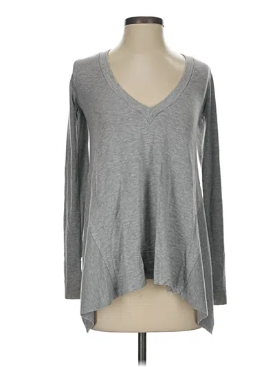 Pre-owned Beyond Yoga Long Sleeve T-shirt In Gray