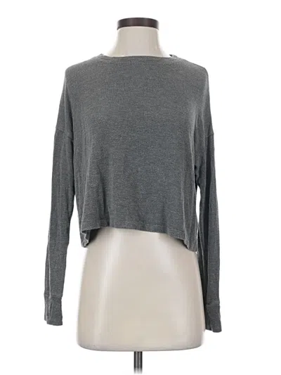 Pre-owned Beyond Yoga Long Sleeve T-shirt In Gray