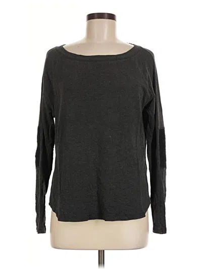 Pre-owned Beyond Yoga Long Sleeve T-shirt In Gray