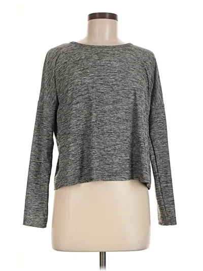 Pre-owned Beyond Yoga Long Sleeve T-shirt In Gray