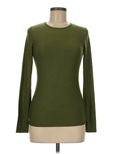 Pre-owned Beyond Yoga Long Sleeve T-shirt In Green