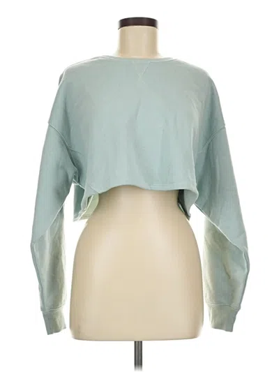 Pre-owned Beyond Yoga Long Sleeve T-shirt In Teal