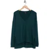 Beyond Yoga Long Weekend Knit Pullover In Green