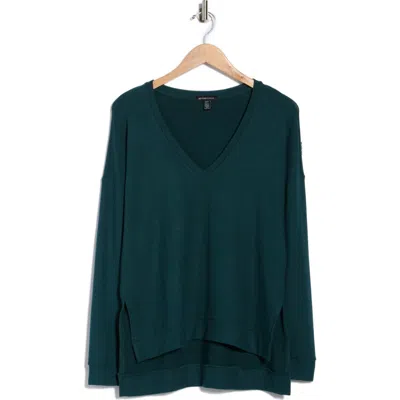 Beyond Yoga Long Weekend Knit Pullover In Green