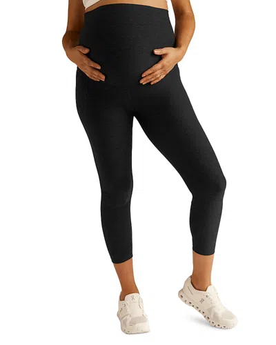 BEYOND YOGA LOVE THE BUMP SPACEDYE CAPRI MATERNITY LEGGINGS,SD3411M