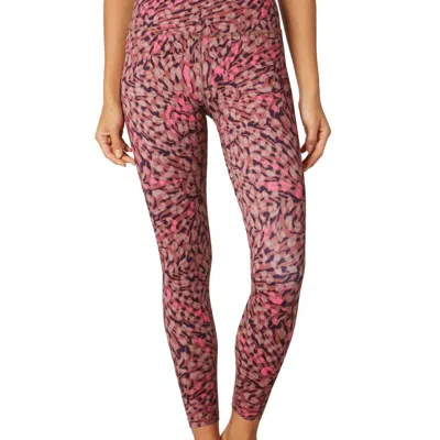 Beyond Yoga Lux High Waisted Midi Leggings In Pink