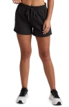 Beyond Yoga Luxe Fleece Sweat Shorts In Black