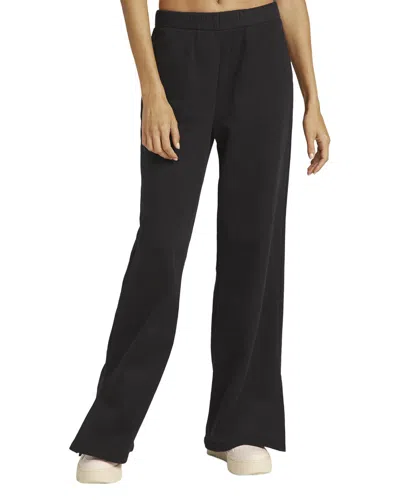 Beyond Yoga Luxe Fleece Wide Leg 30 In Pant In Black