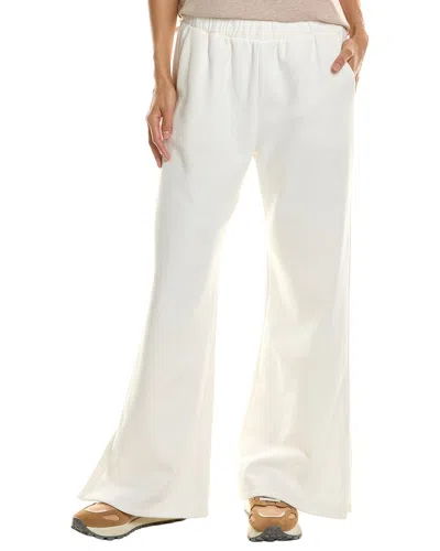 Beyond Yoga Luxe Fleece Wide Leg 30 In Pant In White
