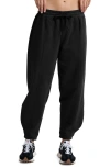 Beyond Yoga Luxefleece Barrel Leg Sweatpants In Black