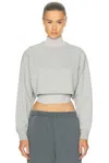 Beyond Yoga Luxefleece Boxy Pullover Sweatshirt In Gray