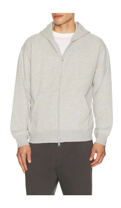 Beyond Yoga Luxefleece Full Zip Hoodie In Gray