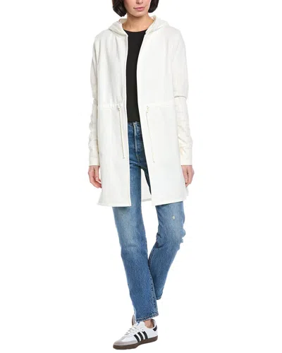 Beyond Yoga Luxefleece Hooded Jacket In White