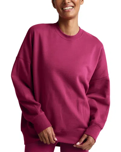 Beyond Yoga Luxefleece Oversized Sweatshirt In Purple