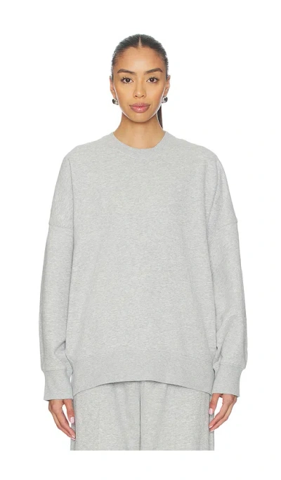 Beyond Yoga Luxefleece Oversized Sweatshirt In Gray