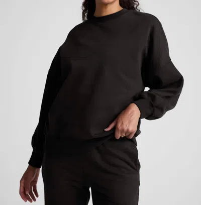 Beyond Yoga Luxefleece Oversized Sweatshirt In Black