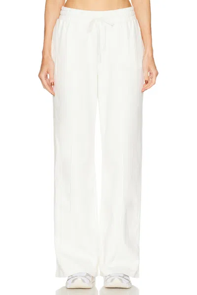 Beyond Yoga Luxefleece Pintuck Wide Leg Pant In White