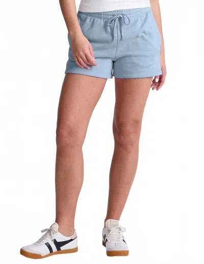 Beyond Yoga Luxefleece Sweat Short In Blue Zen