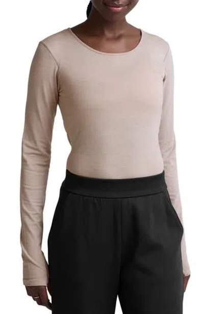Beyond Yoga Luxeknit Merino Wool Blend Racerback Tank In Neutral