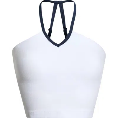 Beyond Yoga Make It Strappy Spacedye Crop Tank In White