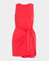 Beyond Yoga Meet Up Mini Dress In Red