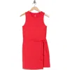Beyond Yoga Meet Up Wrap Skirt Minidress In Red