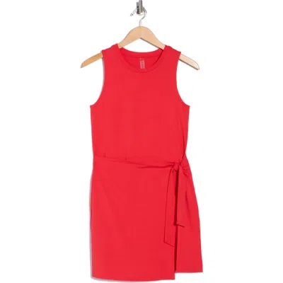 Beyond Yoga Meet Up Wrap Skirt Minidress In Red