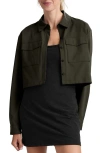 Beyond Yoga Midtown Crop Jacket In Green