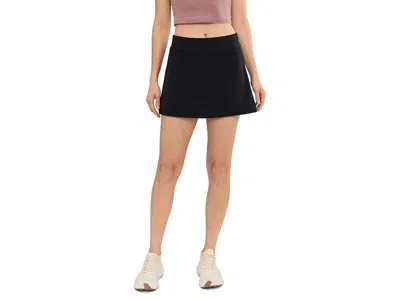 Beyond Yoga Midweight Spacedye Kickstart Skirt Women's Workout Darkest Night: Lg (us Women's 10-12) One Size In Black