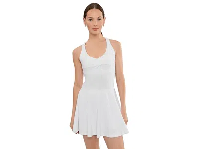 Beyond Yoga Midweight Twist Dress In White