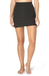 Beyond Yoga Move It Space Dye Skort In Black