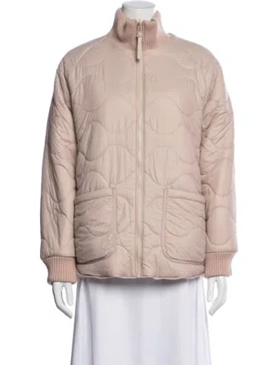 Pre-owned Beyond Yoga Nylon Jacket In Pink